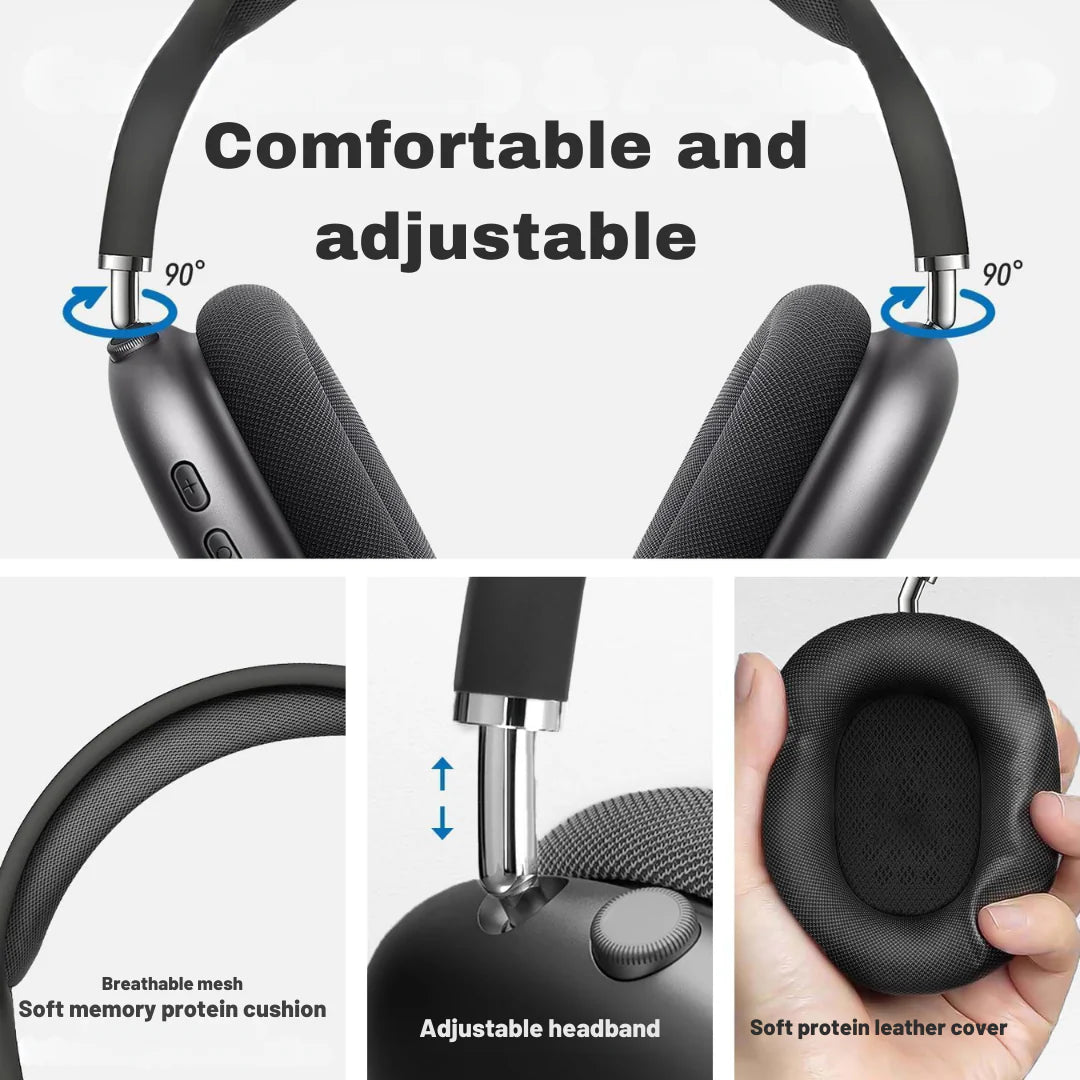 P9 PRO Max Wireless Headphones: Hi-Fi Sound and Bluetooth Connectivity