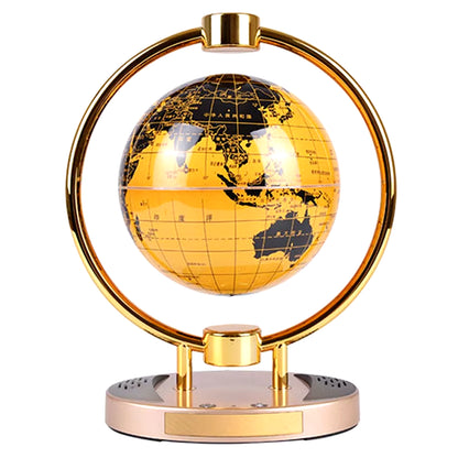 Floating Globe New and Unique Creative Bluetooth Speaker Magnetic Suspension Gift 6-Inch Luminescent Rotation Craft Decoration