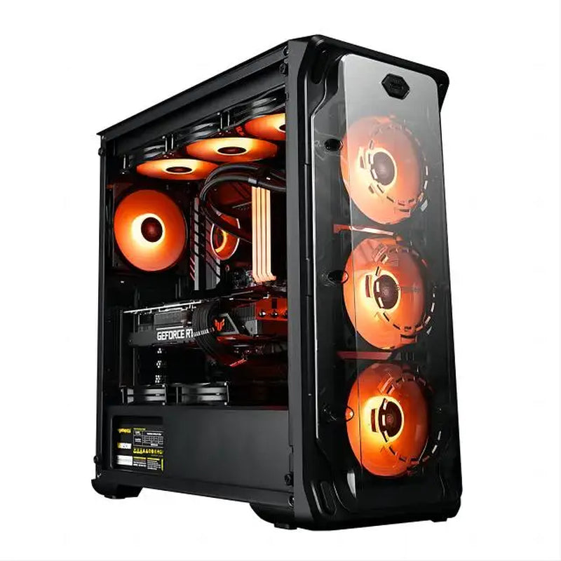 Gaming PC Core A8 7680 CPU with 16G RAM 500 G SSD ATX/ITX/M-ATX Full View Side Panel Temper Glass Front Gaming Pc Game