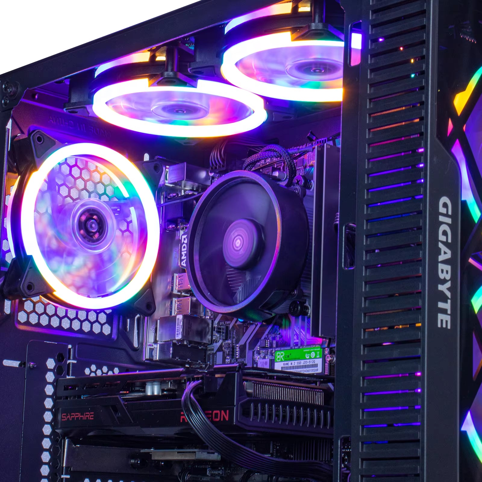 The Ultimate Gaming Beast: Ryzen 5 4500 and RTX3060 Join Forces in a 500GB NVME Fortress - Now With Windows 10 Pro for Serious Business (or Just Epic Gaming)!